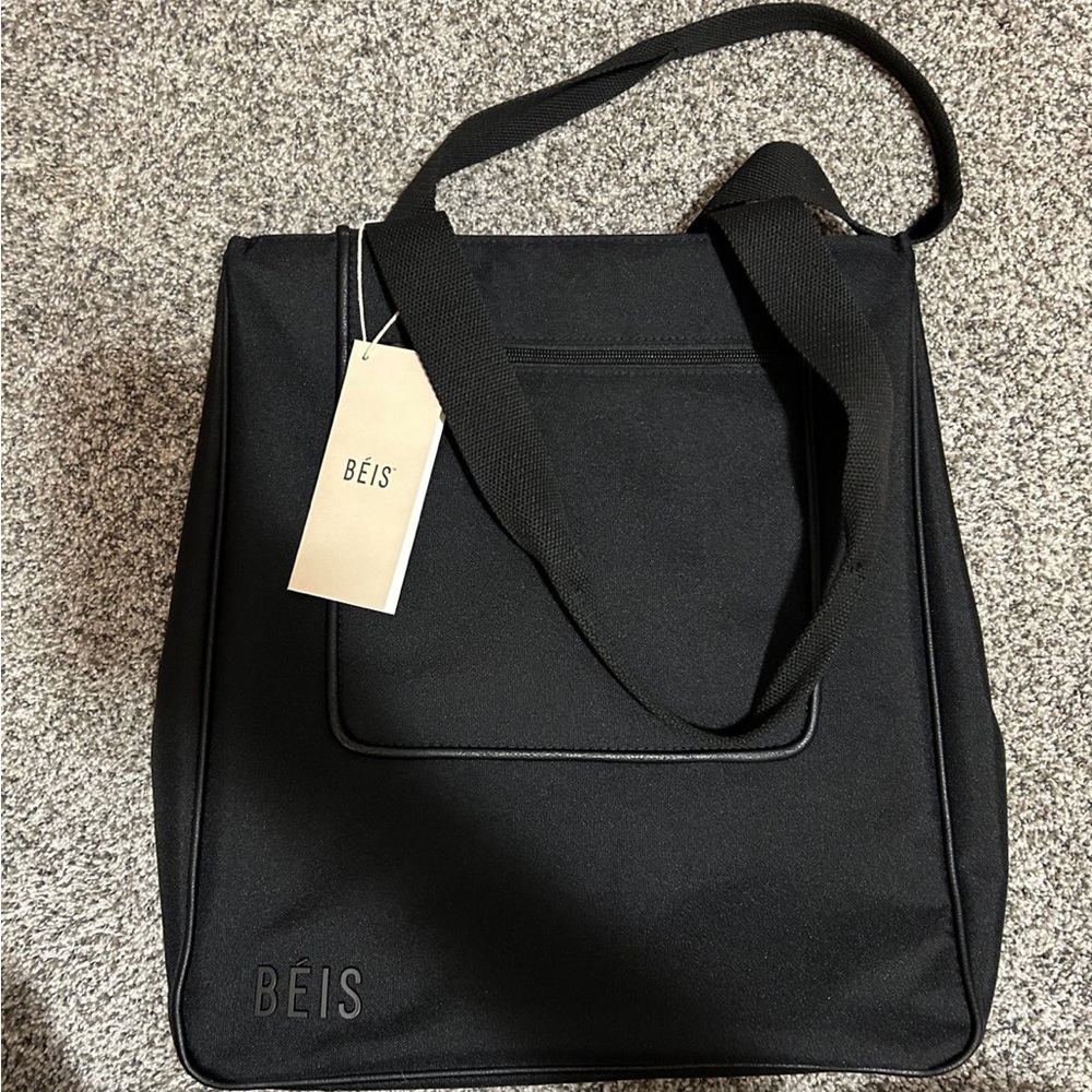BÉIS North to South tote in Black
